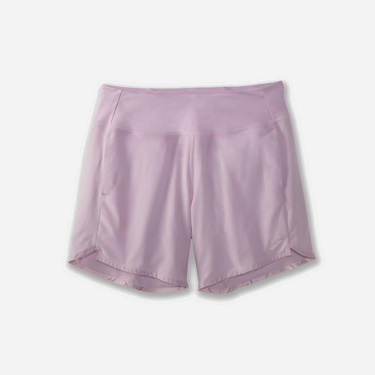 Brooks Chaser 7 Hardloopshorts voor Dames Paars (LVTHJ-5126)